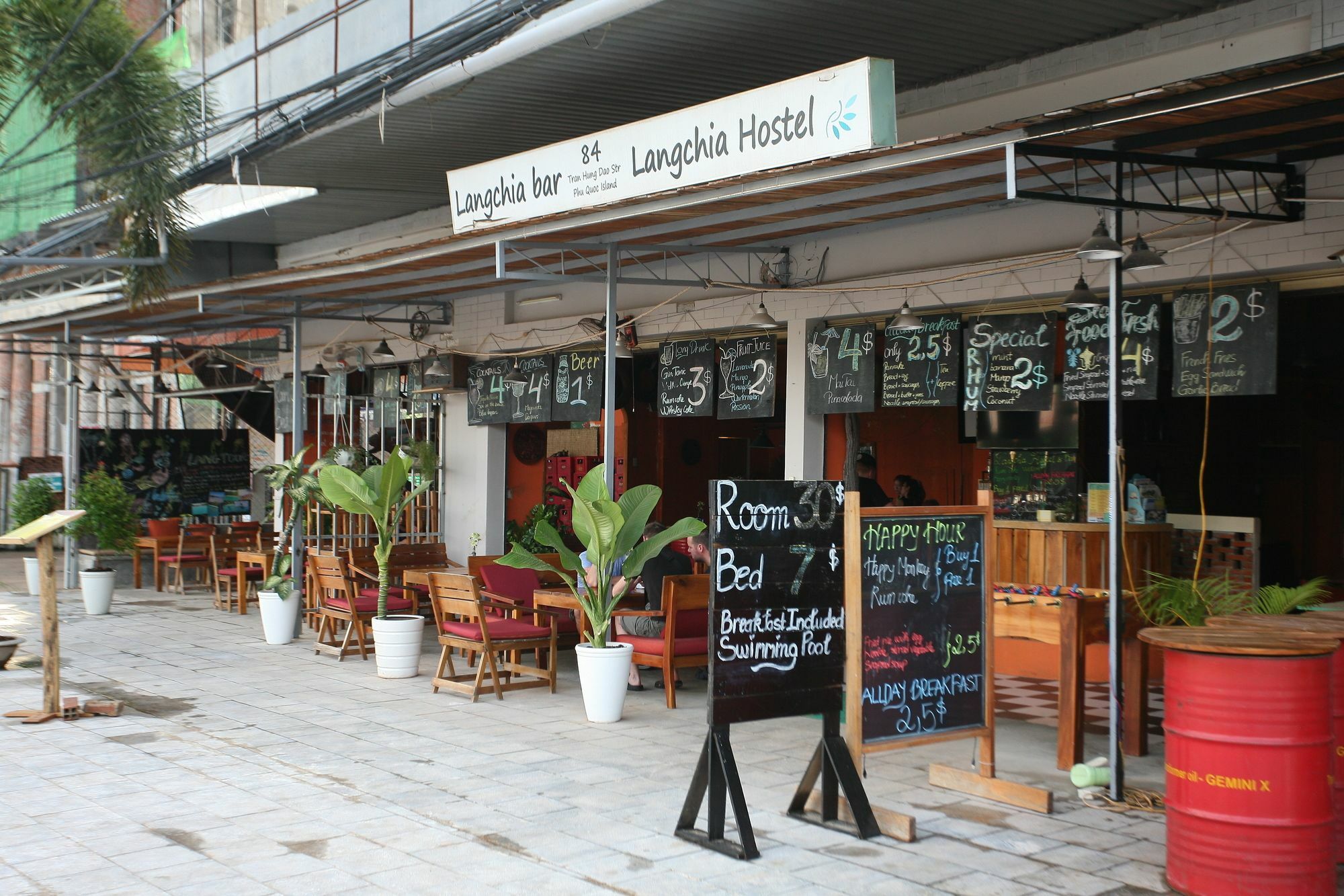 Langchia Hostel Phu Quoc Exteriör bild